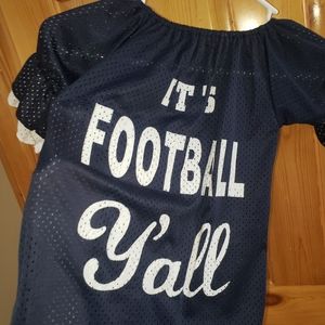 Boutique Girls Dallas Cowboys Its football y' all top 5-6 or  7-8 NWOT